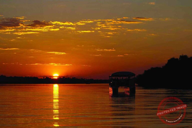 Sunset cruise on the Zambezi